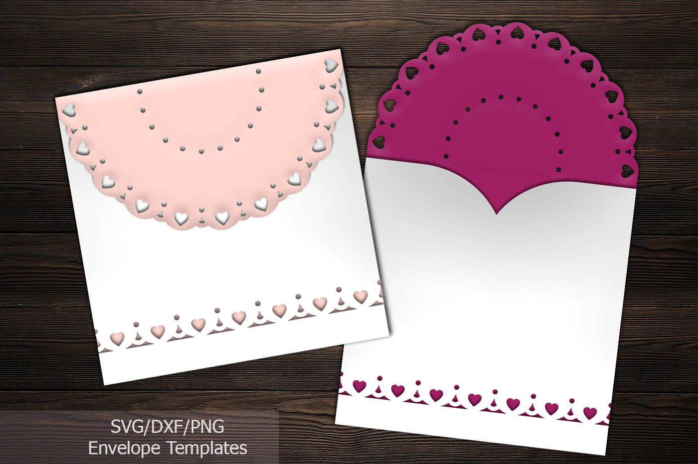 Download Rustic Lace Envelope Svg Cutting Template Wedding Invitation By Kartcreation Thehungryjpeg Com
