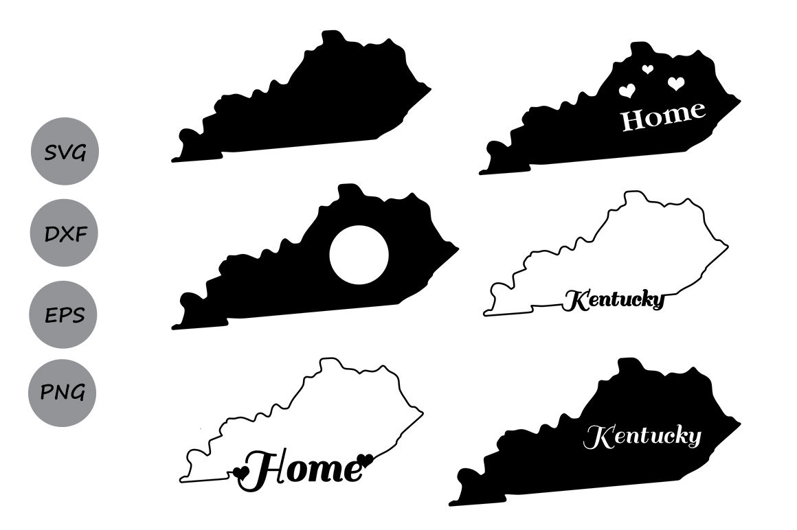 Download Kentucky SVG Cut Files, Kentucky Monogram SVG, American ...