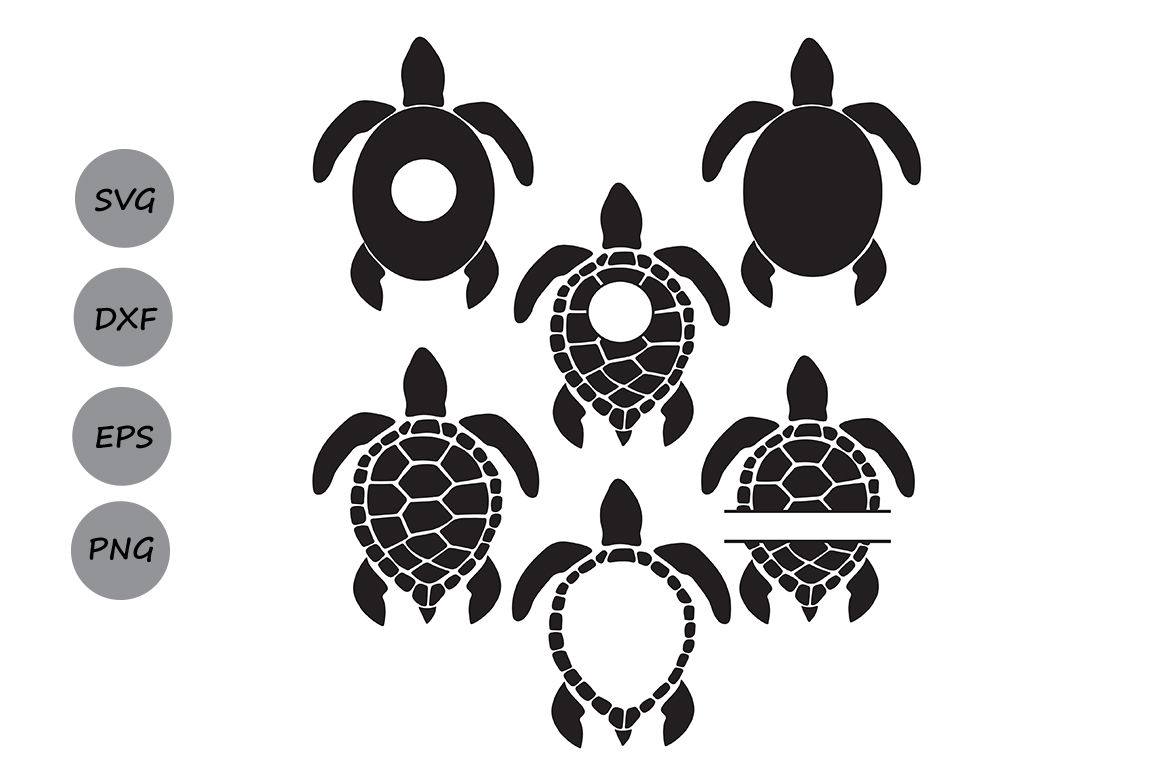 Download Sea Turtle Monogram SVG, Sea Turtle SVG, Turtle SVG Files ...