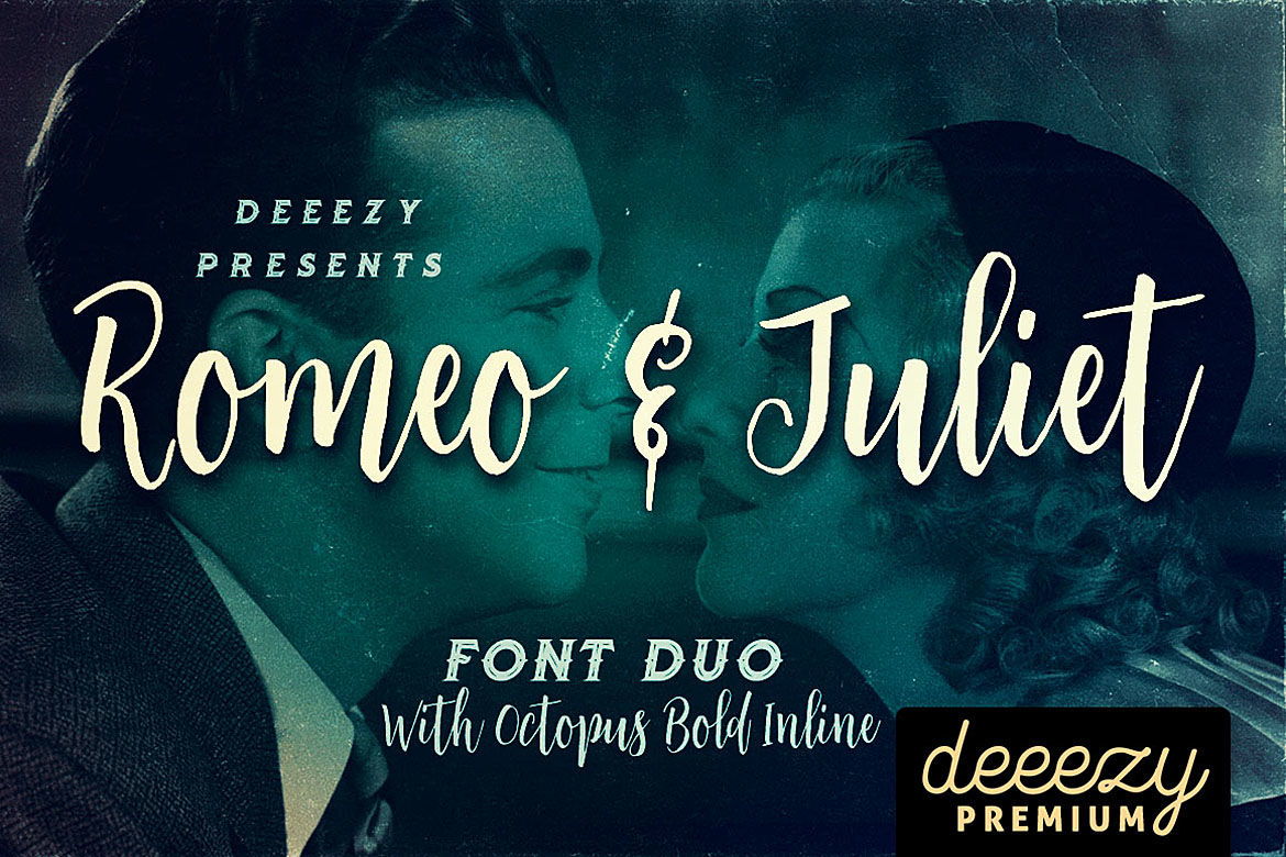 Romeo Juliet Font Duo By Cruzine Design Thehungryjpeg Com