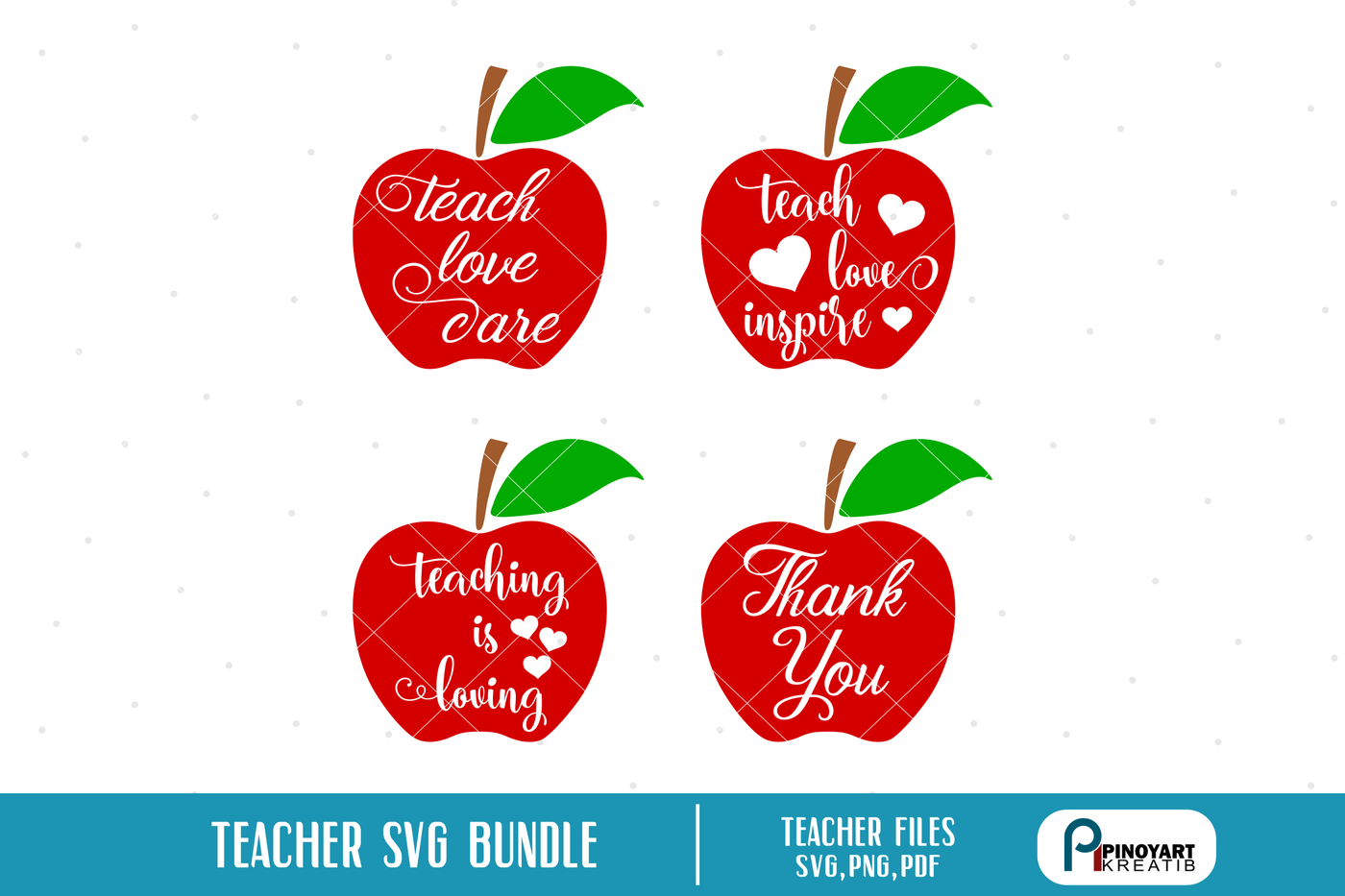 Download teacher svg, teach svg, teaching svg, apple svg, love svg, thank you By Pinoyart | TheHungryJPEG.com