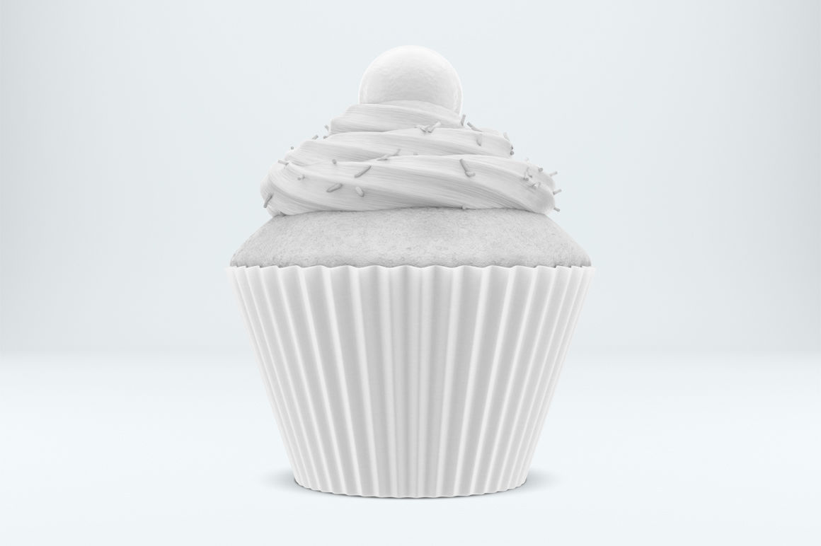 Download Cupcake mockup. Product place. PSD object mockup. By ...