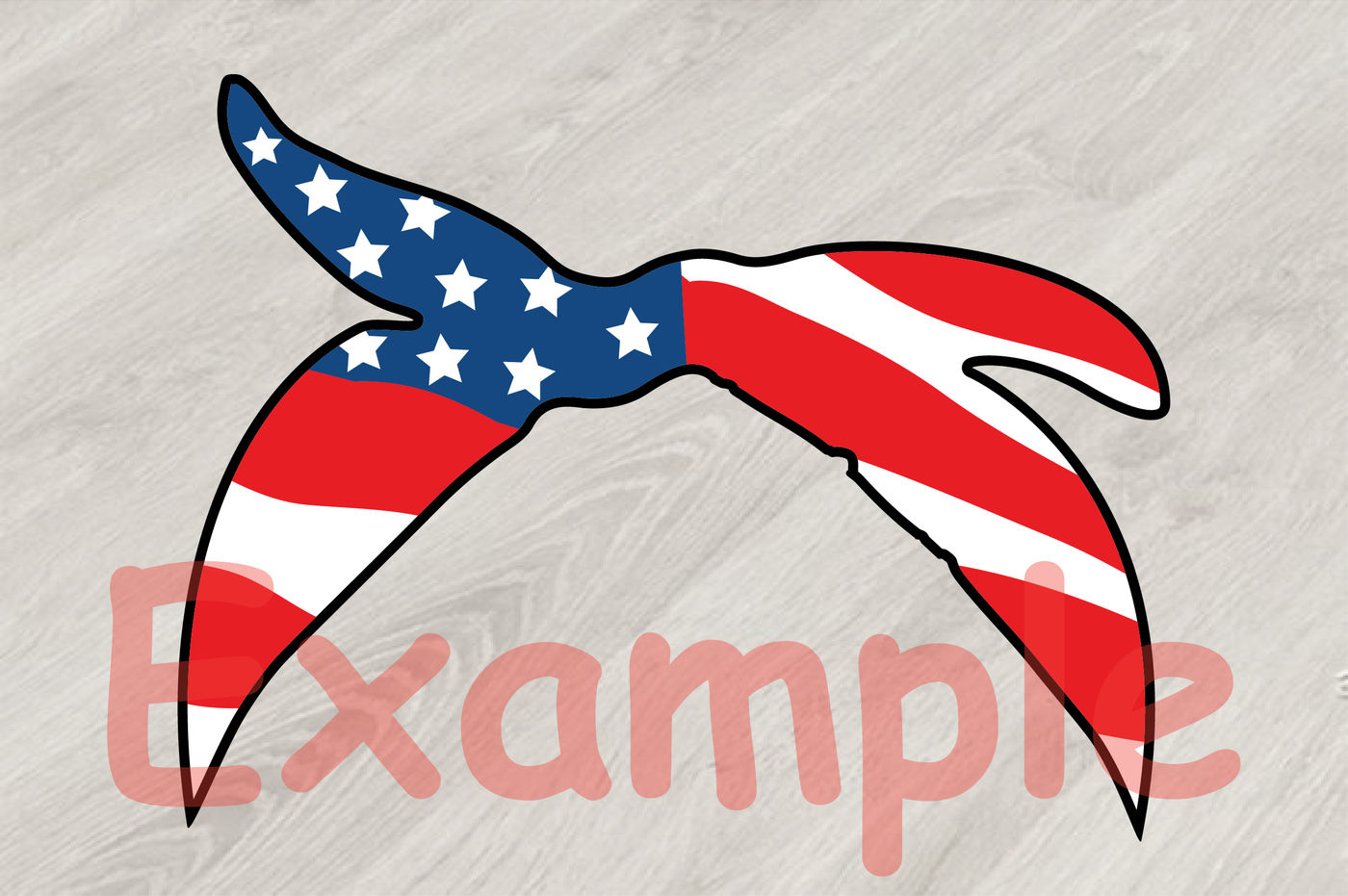 Download Free Cow Usa Flag Bandana Silhouette Svg 4th July Farm Milk 835s By SVG DXF Cut File