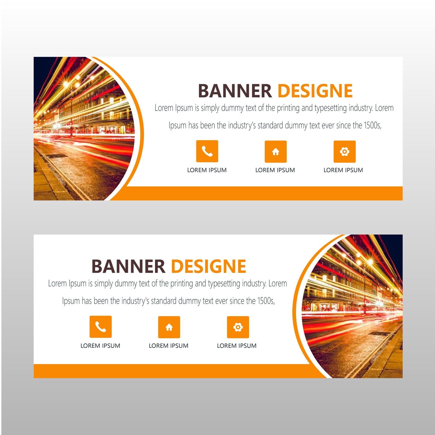 Website Banner Design Templates