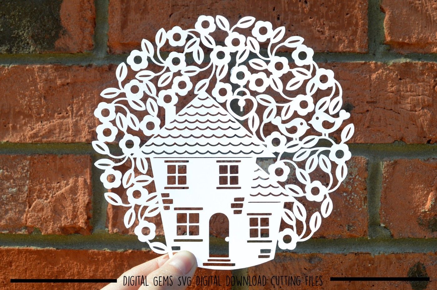 Download New Home Paper Cut Svg Dxf Eps Files By Digital Gems Thehungryjpeg Com