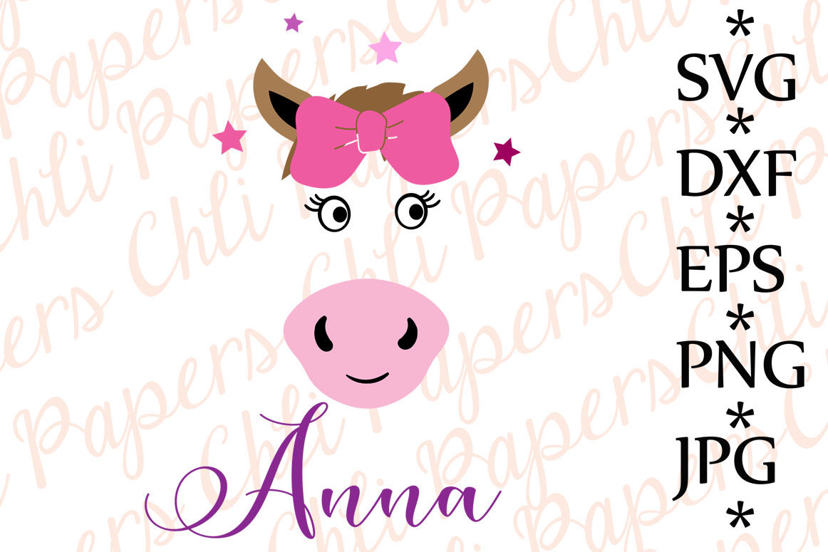 Horse Face Svg Cute Horse Svg Horse Cut Files Kids Svg By Chilipapers Thehungryjpeg Com