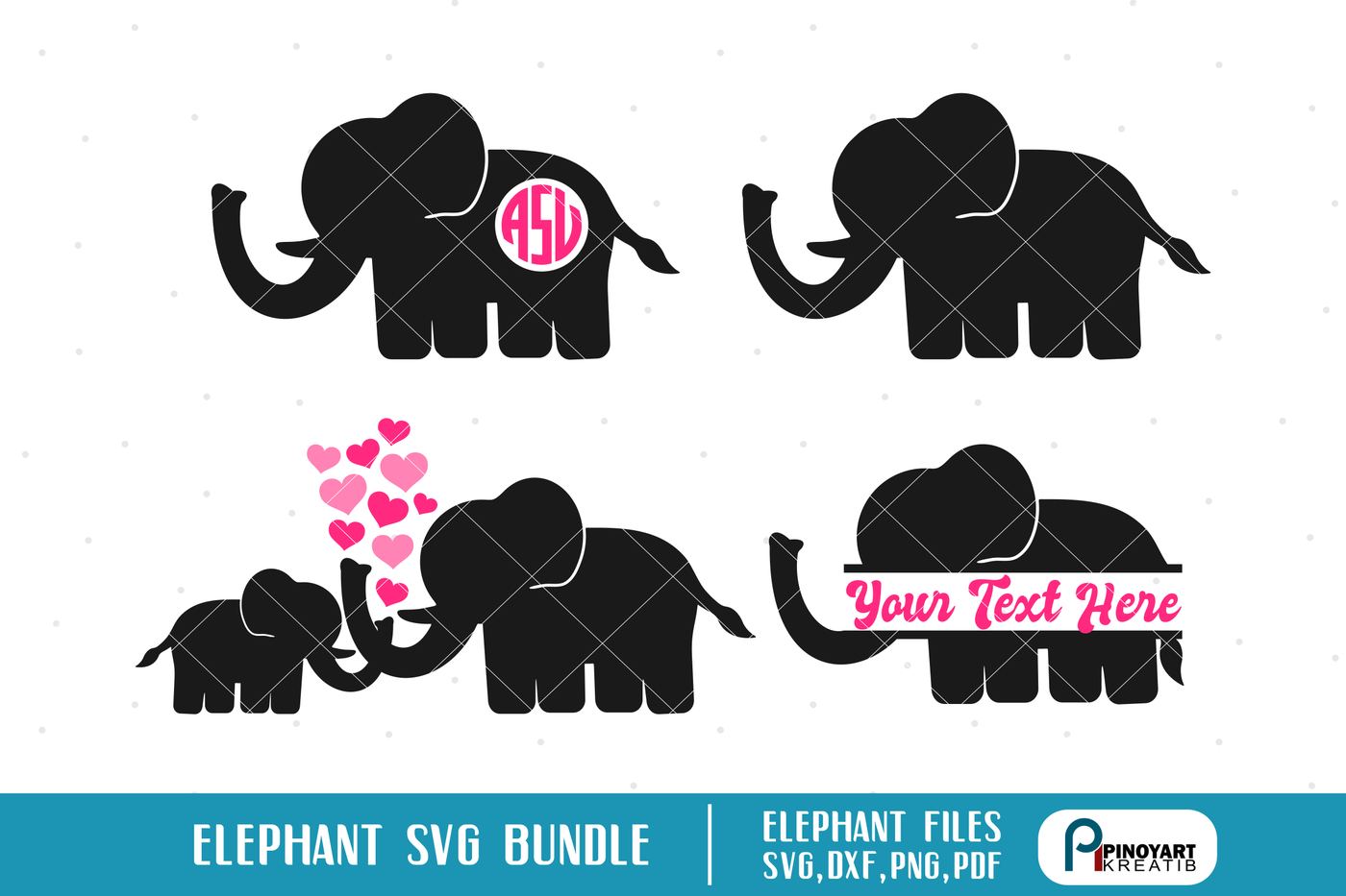 Download elephant svg, elephant svg file, baby elephant svg ...