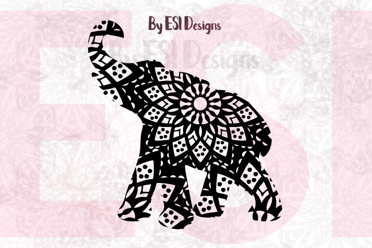 Download Mandala Elephant Design 2 | SVG, DXF, EPS & PNG By ESI ...