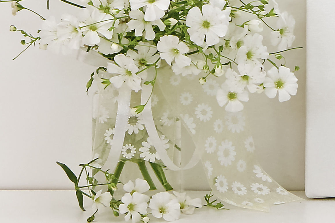 Download Square canvas mockup, white flowers, styled stock photo By Optimistic Kids Art | TheHungryJPEG.com