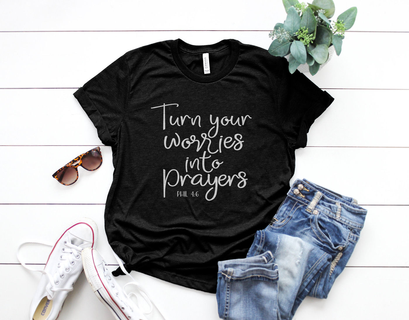 Turn your worries into prayers By spoonyprint | TheHungryJPEG