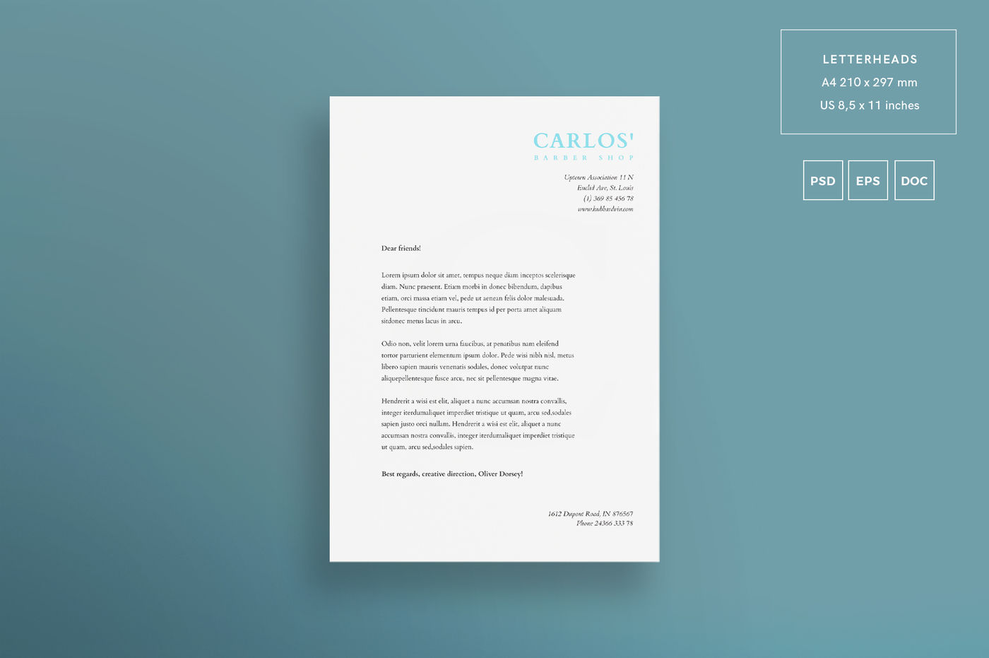 Download Letterhead And Envelope Mockup Psd Yellowimages