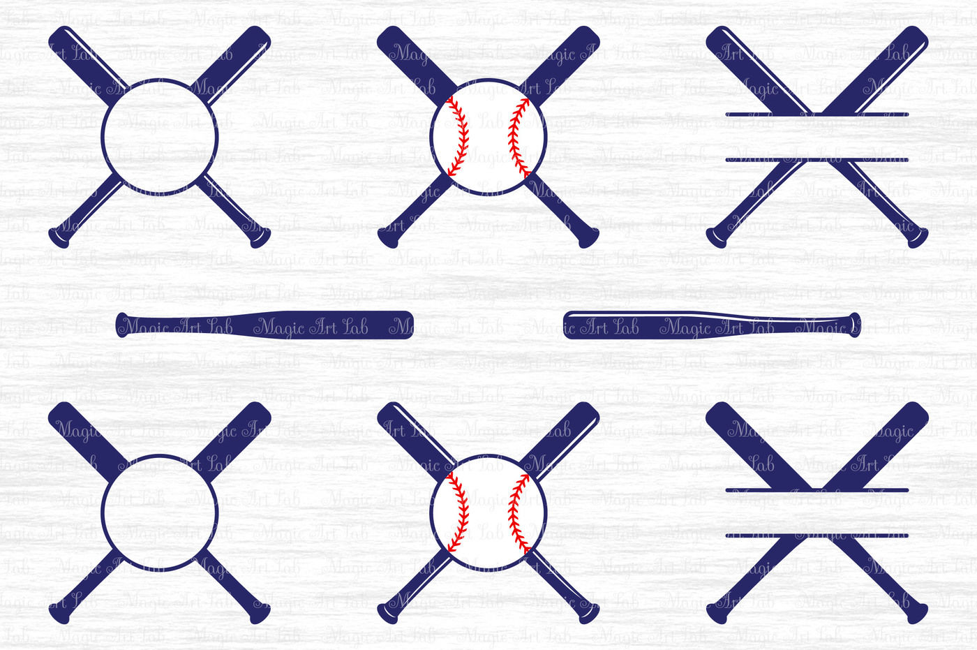 Baseball bat monograms SVG, DXF, EPS, AI, PNG, PDF, J By ...