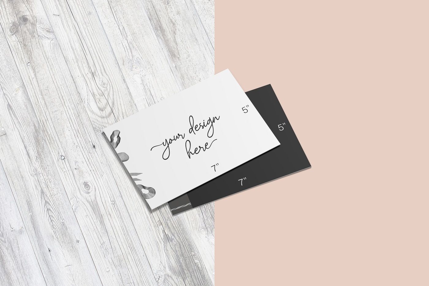 Download 5x7 Postcard Mockup Psd Free Yellowimages