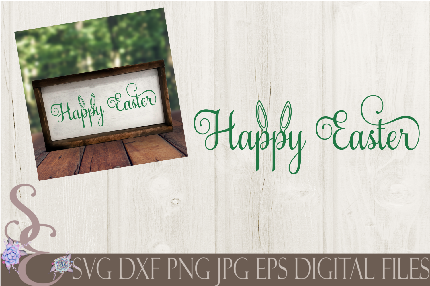 Happy Easter SVG By SecretExpressionsSVG | TheHungryJPEG.com