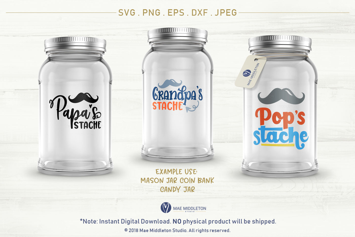 Stash jar svg