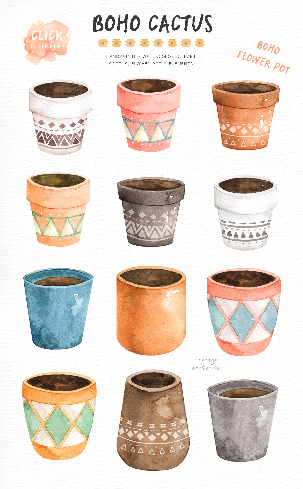Clay Cooking Pots, 4.5 Terra Cotta, Clay Pots For Comoros