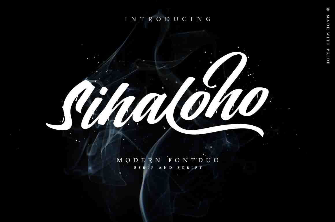 Sihaloho Script Serif Typeface By Design And Co Thehungryjpeg Com