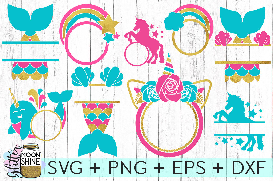 Magical Monogram Frame Bundle Of 9 Svg Dxf Png Eps Cutting Files By Glitter Moonshine Svg Thehungryjpeg Com