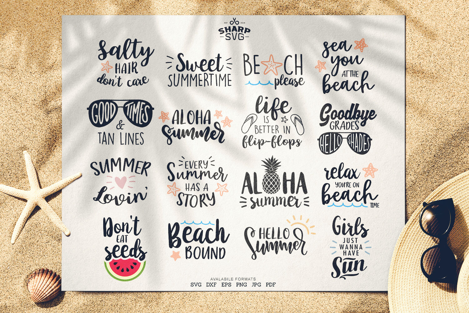 Download Summer SVG - Beach SVG - Summer Bundle SVG - Vacation svg ...
