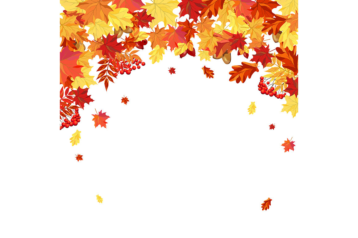 4 Autumn Leaves Frames By Angelp | TheHungryJPEG