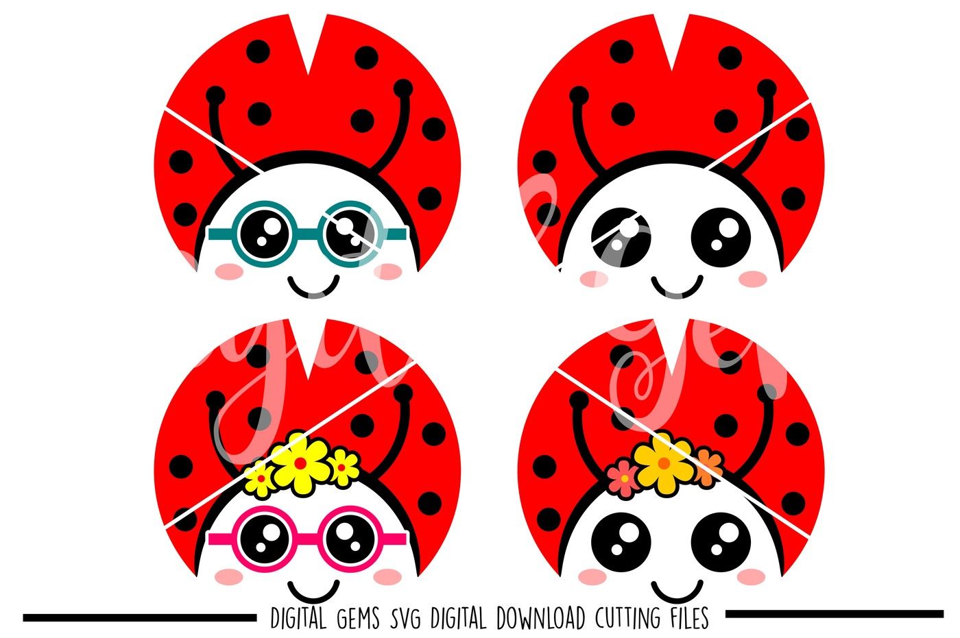 Ladybug Plus Numbers-svgdxfpng Files -  Israel