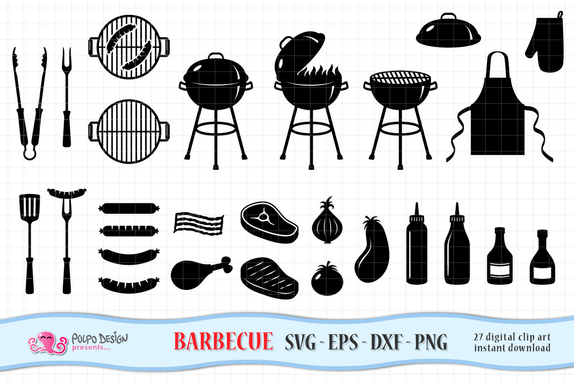 Barbecue SVG By Polpo Design | TheHungryJPEG