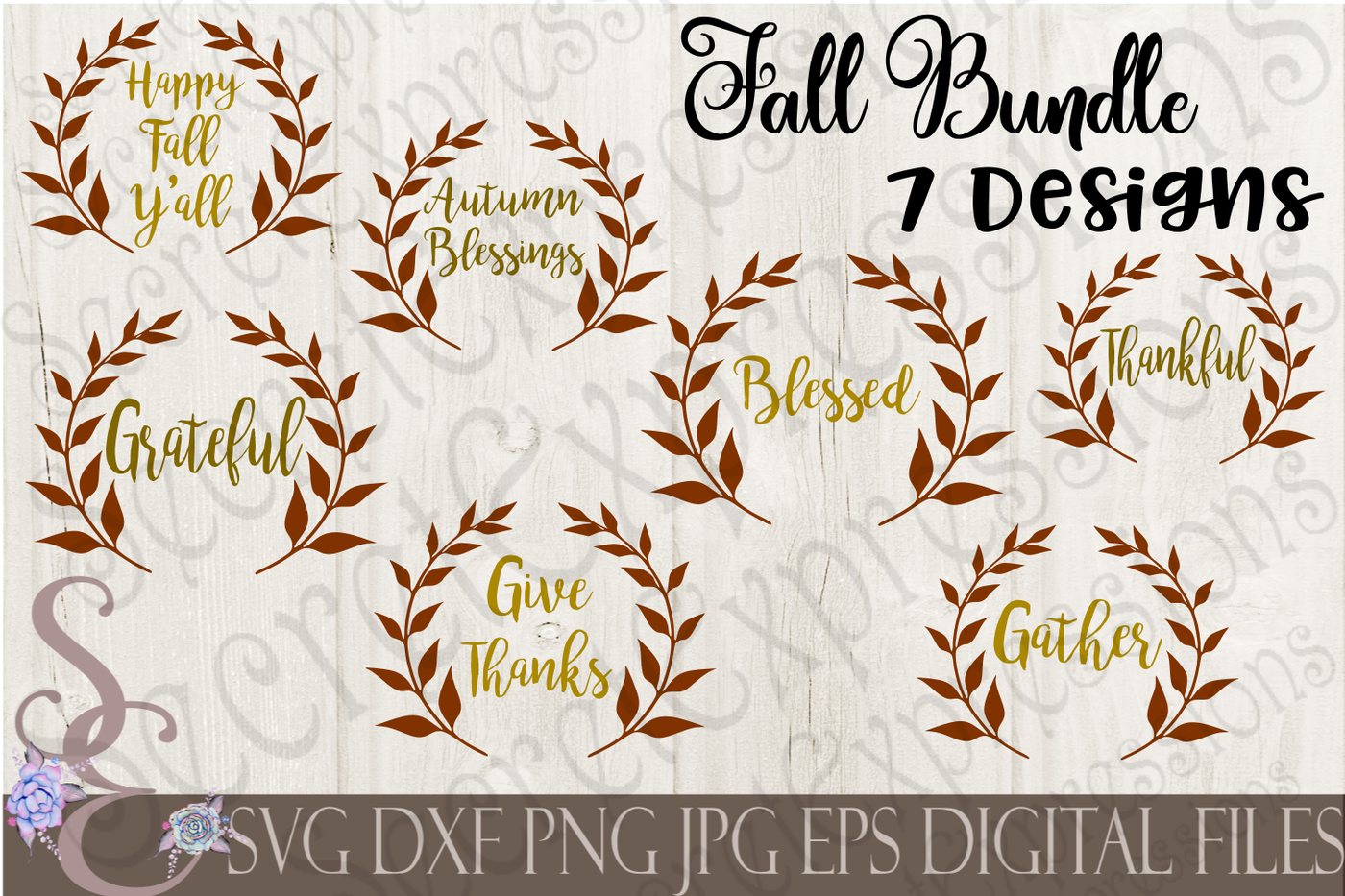 Download Fall SVG Bundle By SecretExpressionsSVG | TheHungryJPEG.com