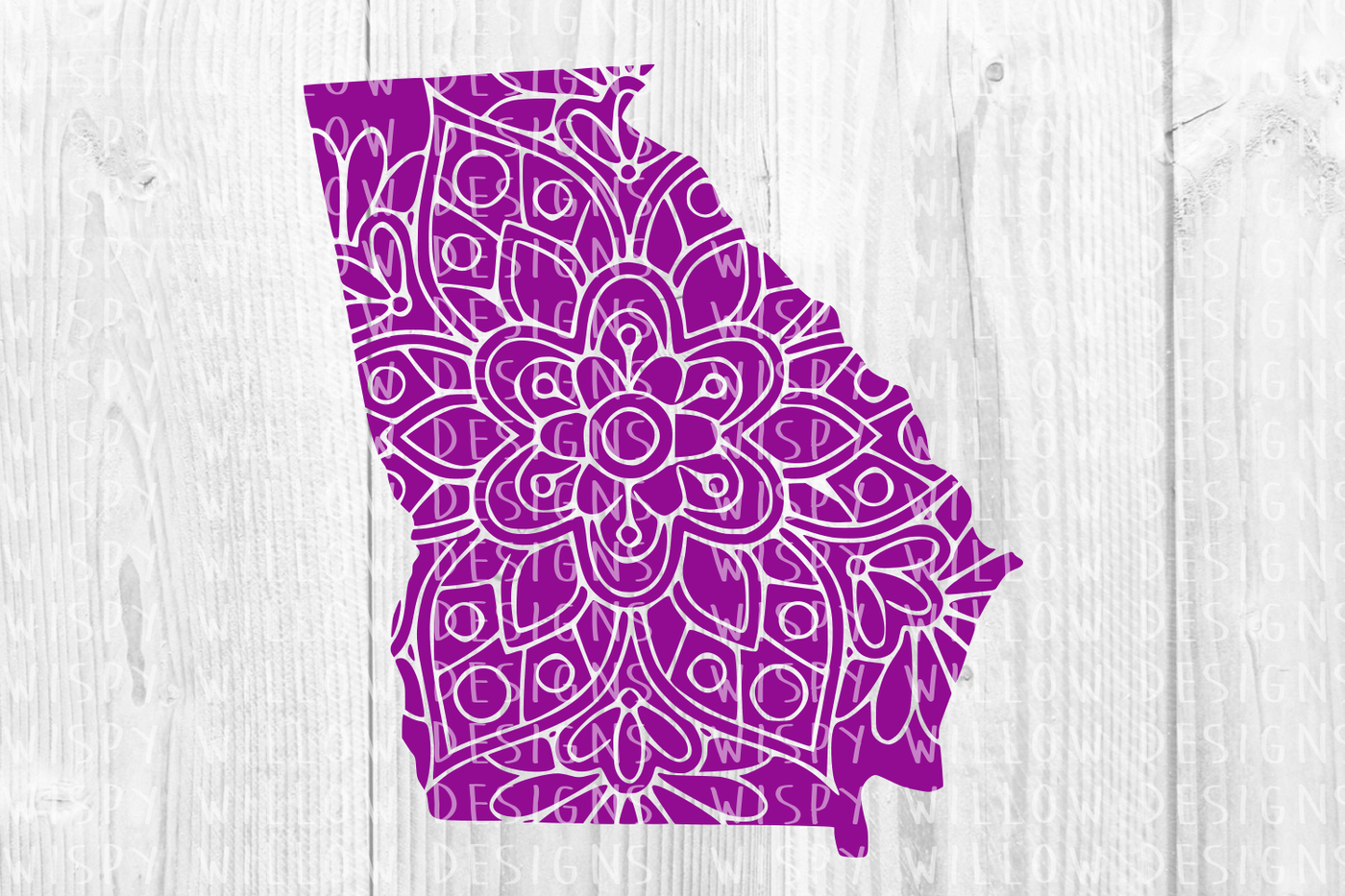 Download Georgia GA State Mandala SVG/DXF/EPS/PNG/JPG/PDF By Wispy Willow Designs | TheHungryJPEG.com