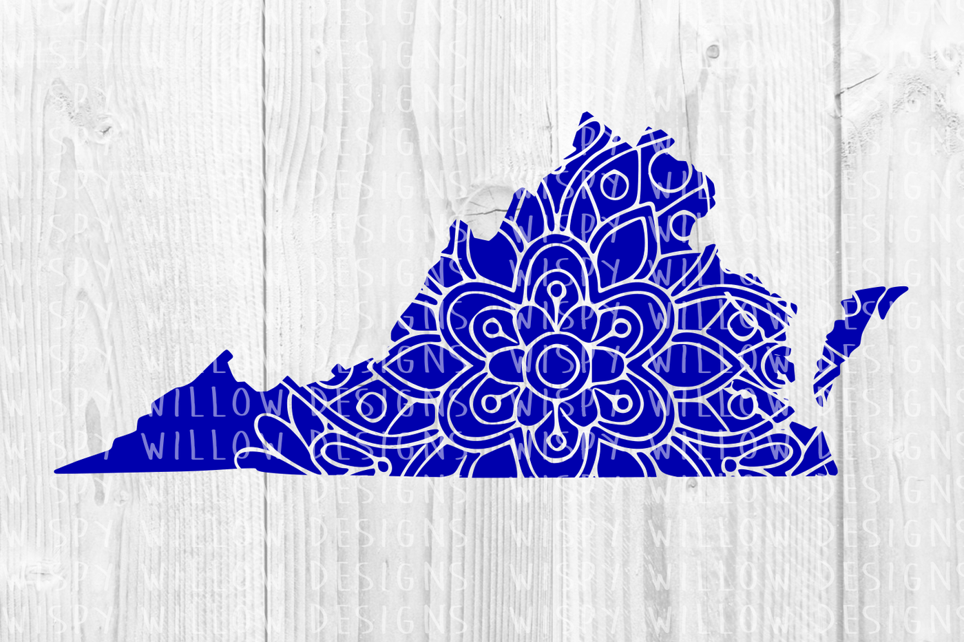 Virginia Va State Mandala Svg Dxf Eps Png Jpg Pdf By Wispy Willow Designs Thehungryjpeg Com