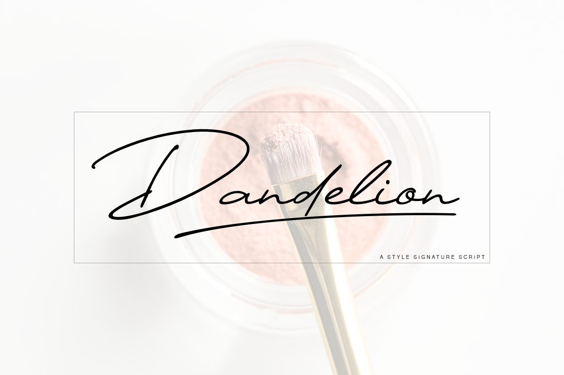 Dandelion By Larin Type Co Thehungryjpeg Com