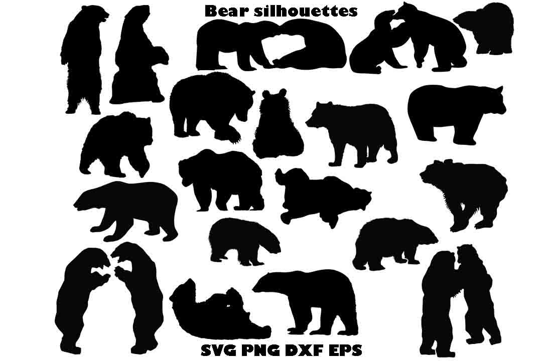 Free Free 102 Silhouette Baby Bear Svg Free SVG PNG EPS DXF File