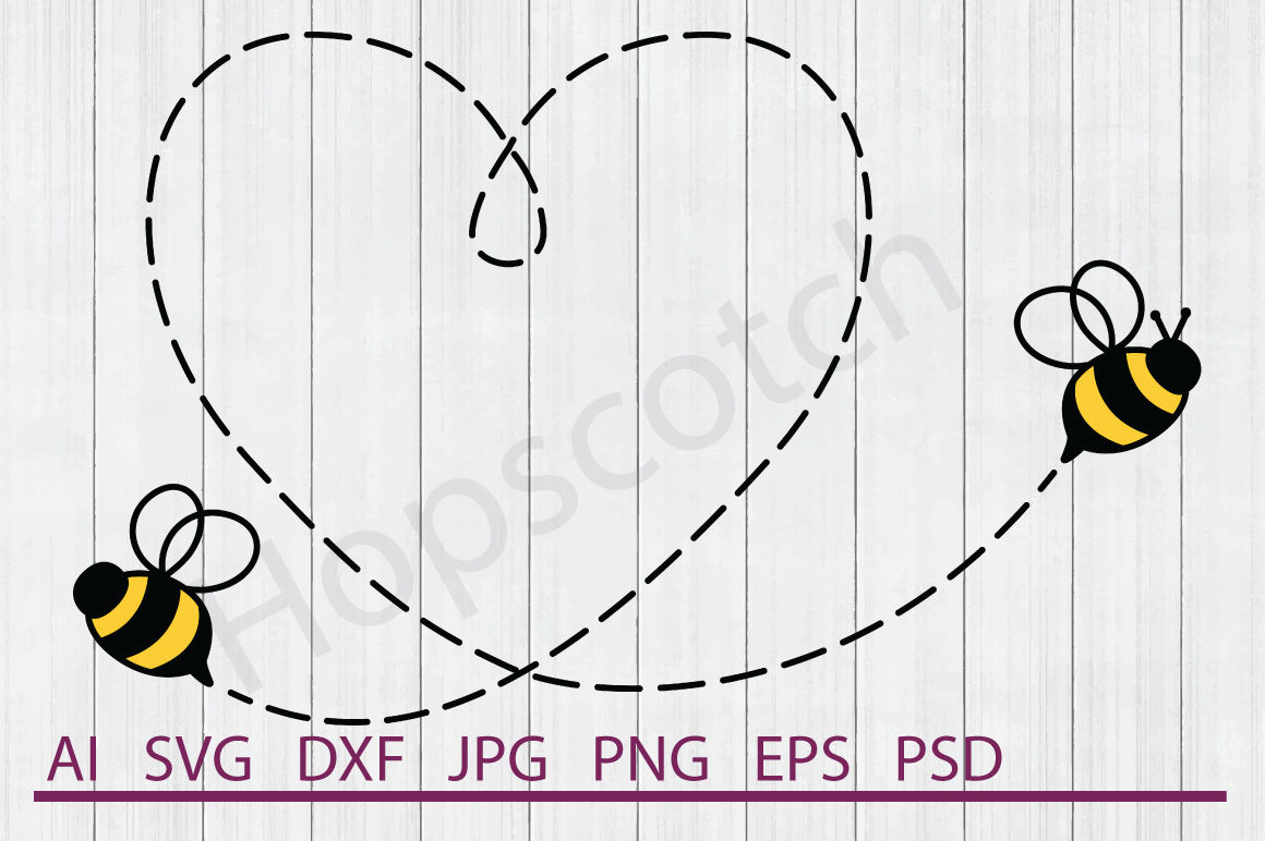 Download Flying Bee SVG, Flying Bee DXF, Cuttable File SVG By Hopscotch Designs | TheHungryJPEG.com