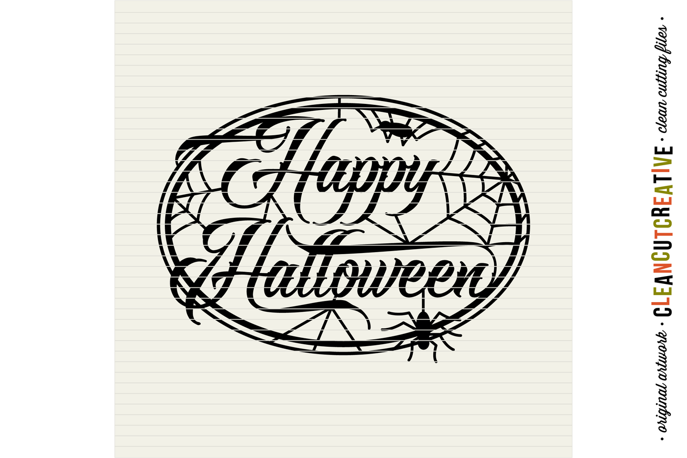 Svg Happy Halloween Svg Trick Or Treat Svg Halloween Svg Spider Cob Web Svg Svg Dxf Eps Png Cricut Silhouette Clean Cutting Files By Cleancutcreative Thehungryjpeg Com