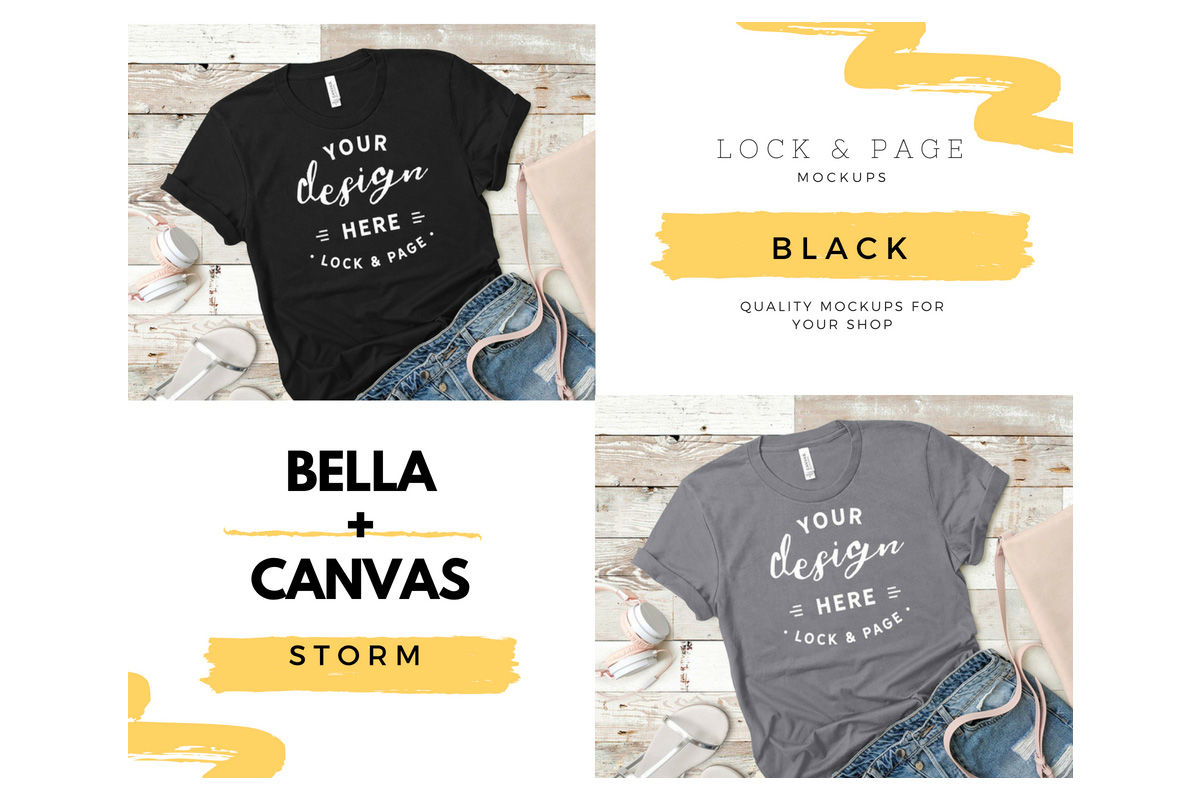 Women S T Shirt Mockup Bundle Bella Canvas 3001 Vol 33 By Lock And Page Thehungryjpeg Com