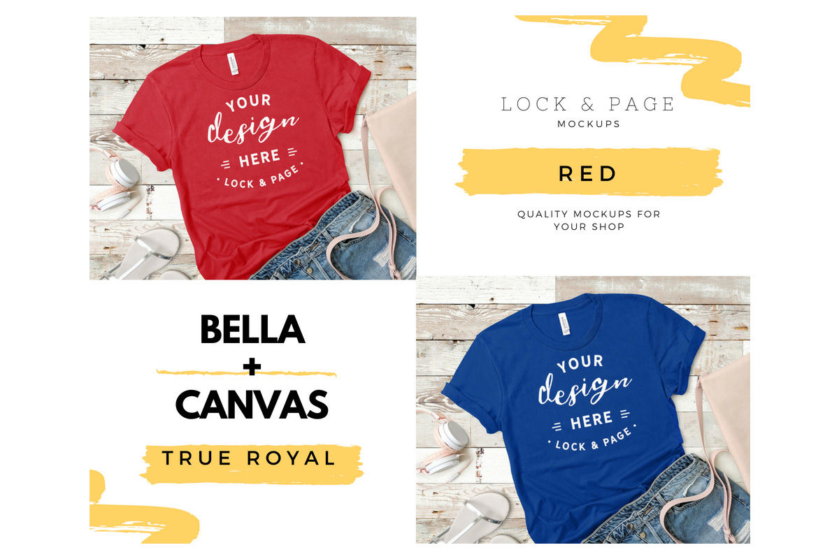 Download T-Shirt Mockup Bundle Bella Canvas 3001 Vol. 34 By Lock ...