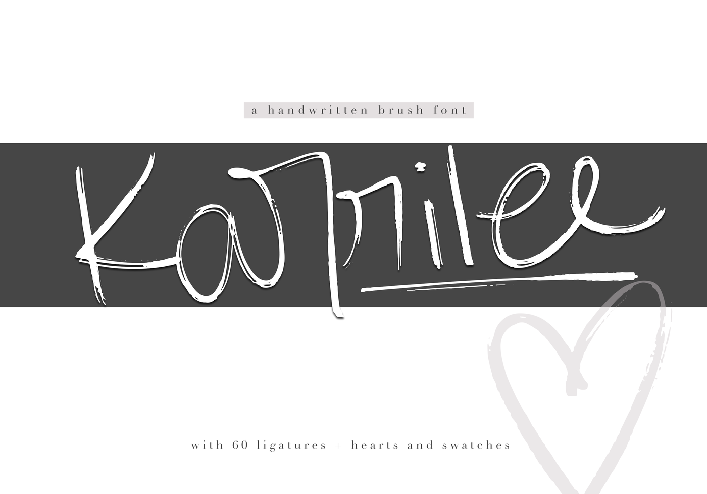 Karrilee Chic Brush Font By Ka Designs Thehungryjpeg Com