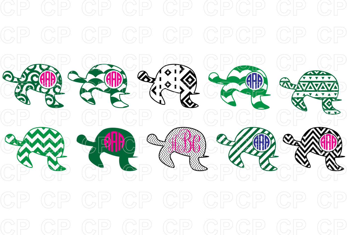 Sea Turtle SVG Bundle Cut Files, Turtle Clipart By Cutperfectstudio