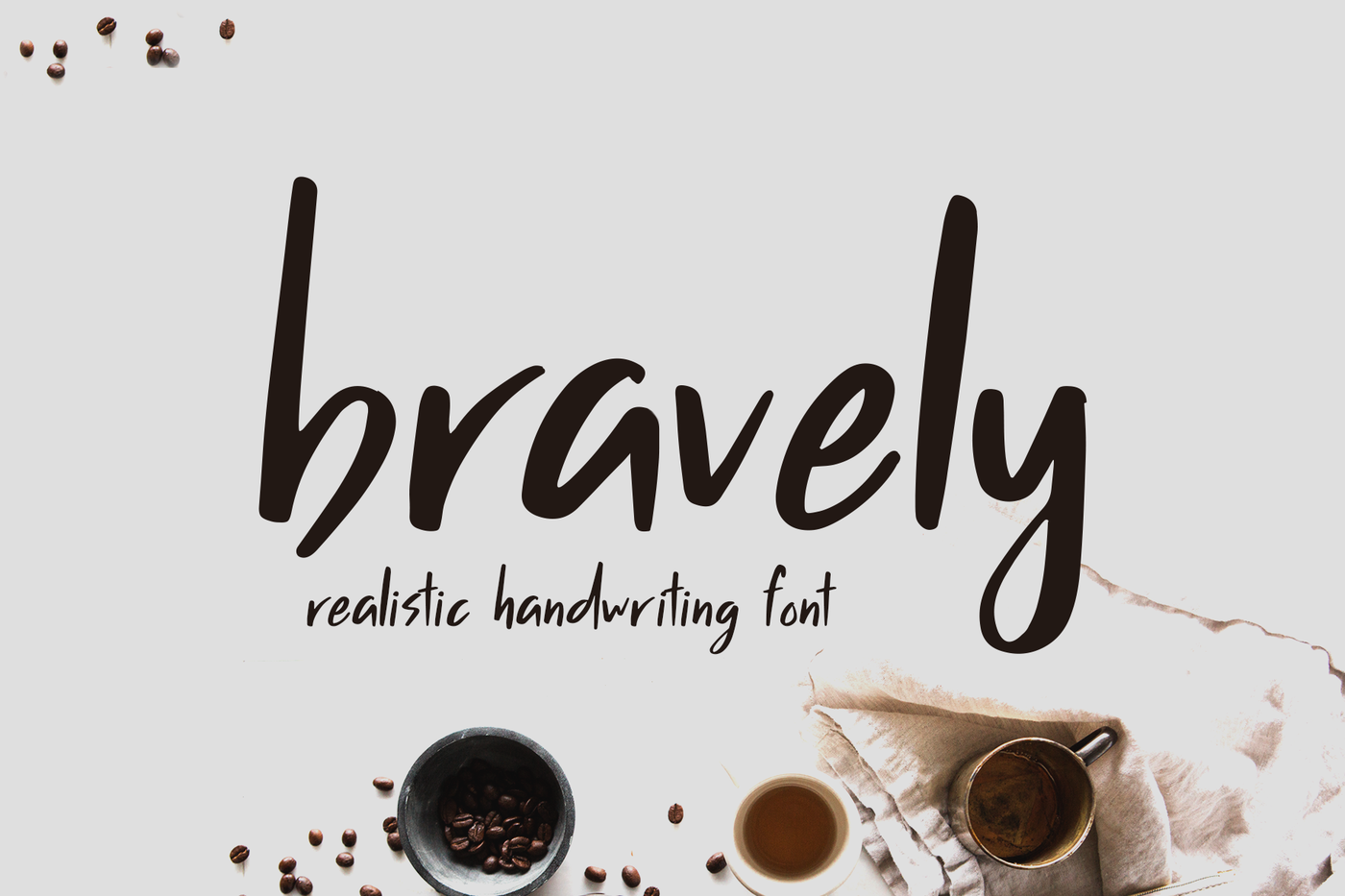 Bravely Handwritten Font By Craft Supply Co Thehungryjpeg Com