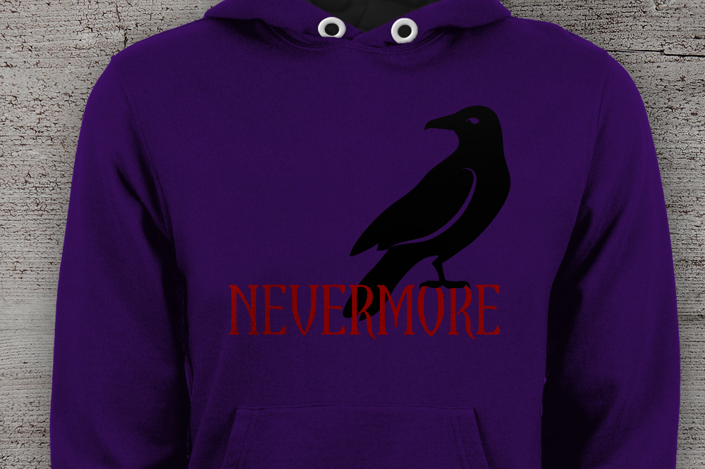 Halloween Nevermore Raven Svg Png Dxf By Designed By Geeks Thehungryjpeg Com