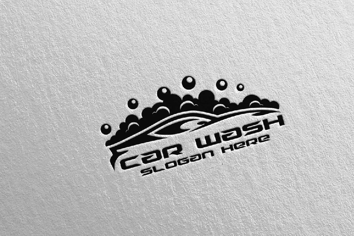 Car Wash Logo Cleaning Car Washing And Service Logo 17 By Denayunethj Thehungryjpeg Com