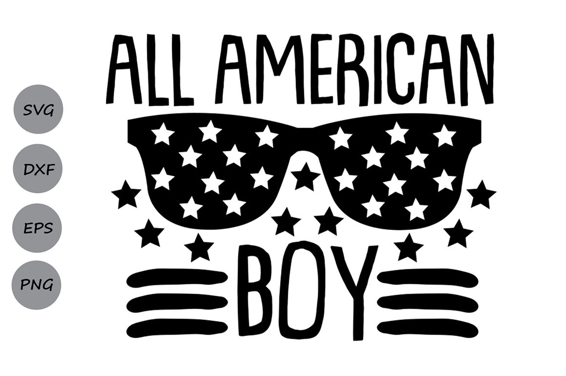 All American Boy Svg 4th Of July Svg Patriotic Svg American Boy Svg By Cosmosfineart Thehungryjpeg Com