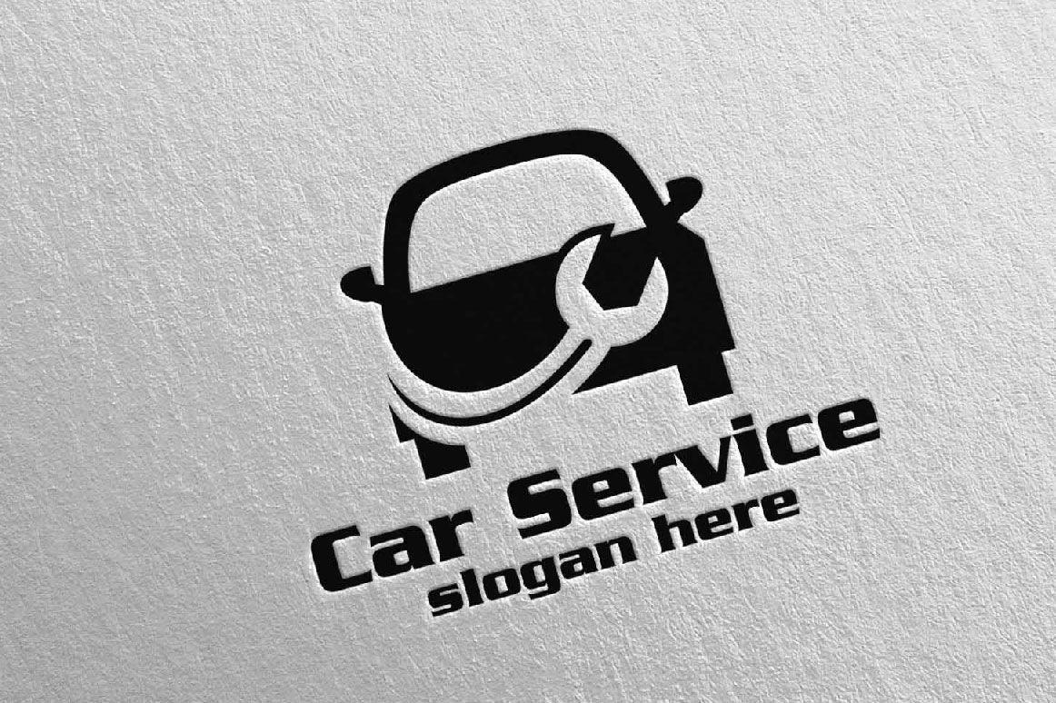 Car Service Logo With Car And Repair Concept 5 By Denayunethj Thehungryjpeg Com