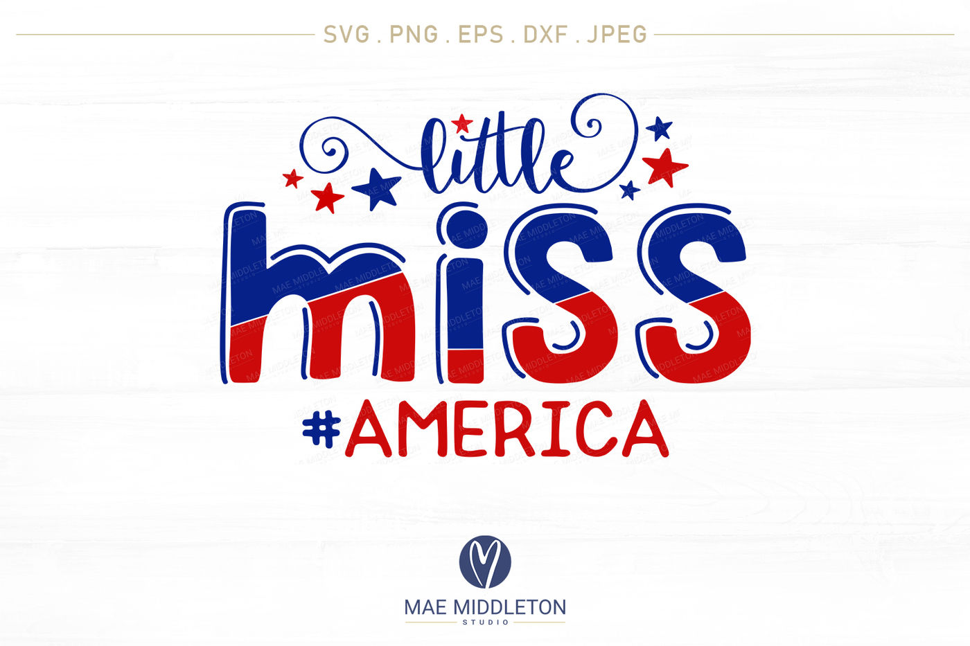 America Mini Bundle Svg Cut Files Little Mister America By Mae Middleton Studio Thehungryjpeg Com