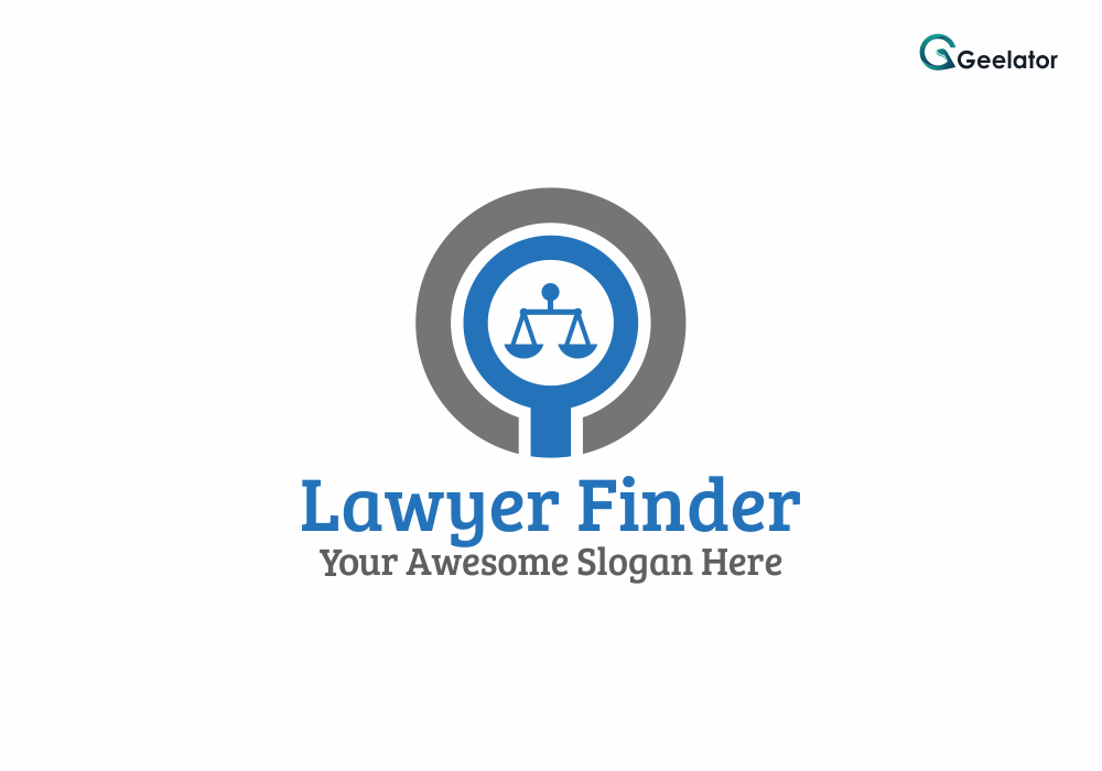 Lawyer Finder Logo Template By Geelator Thehungryjpeg Com