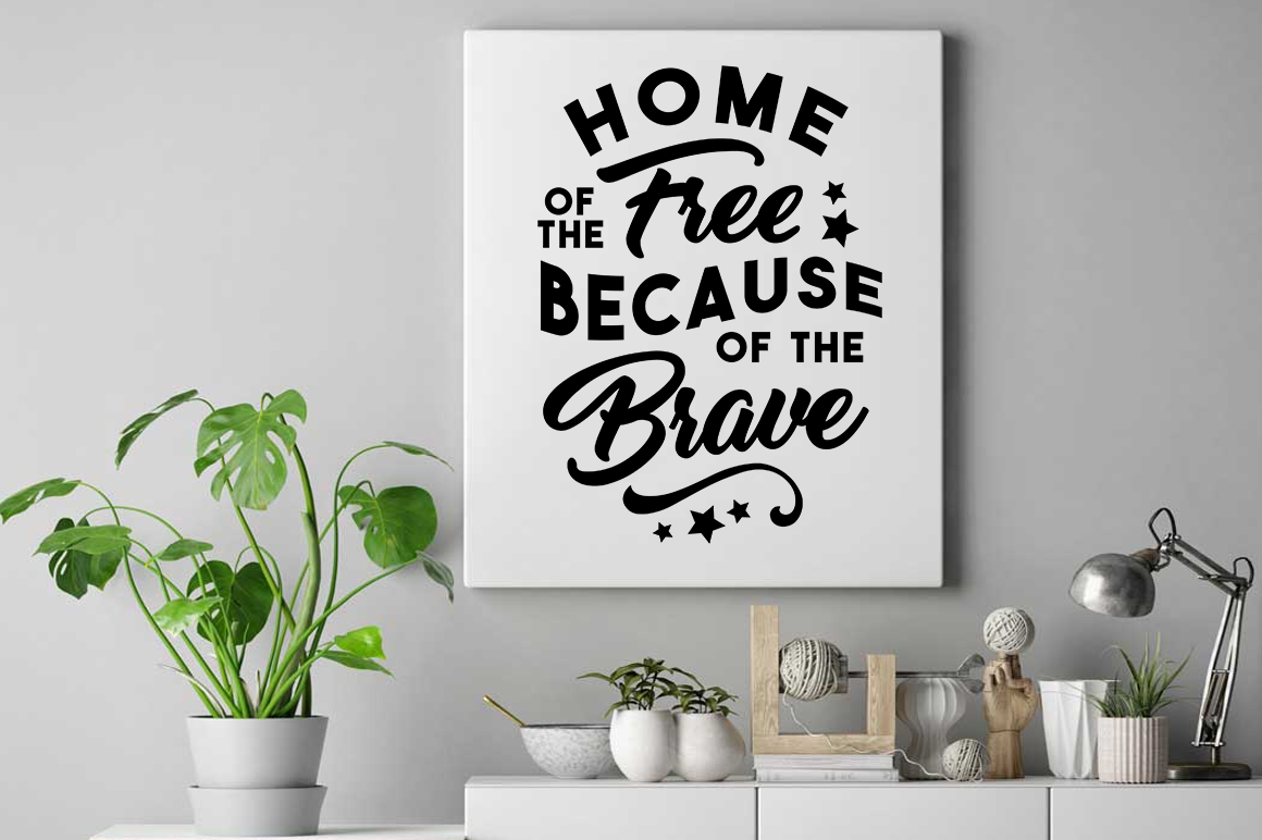 Free Free 244 Craft Cut Home Of The Free Because Of The Brave Svg SVG PNG EPS DXF File