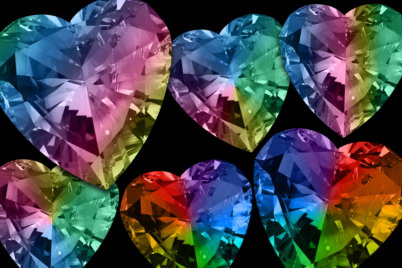 Gemstone Hearts By Julie Campbell Designs