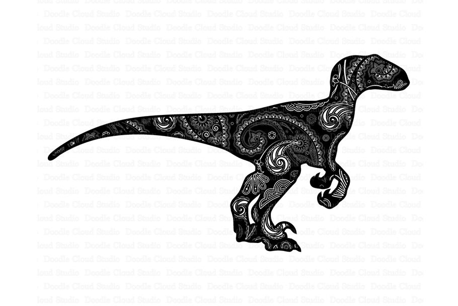 Download Mandala Dinosaur SVG, Raptor Mandala svg, By Doodle Cloud Studio | TheHungryJPEG.com