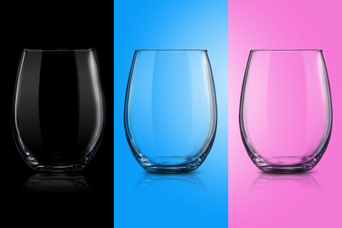 Download Stemless Wine Glass with Glitter Mockup PSD By sarahdesign ... PSD Mockup Templates