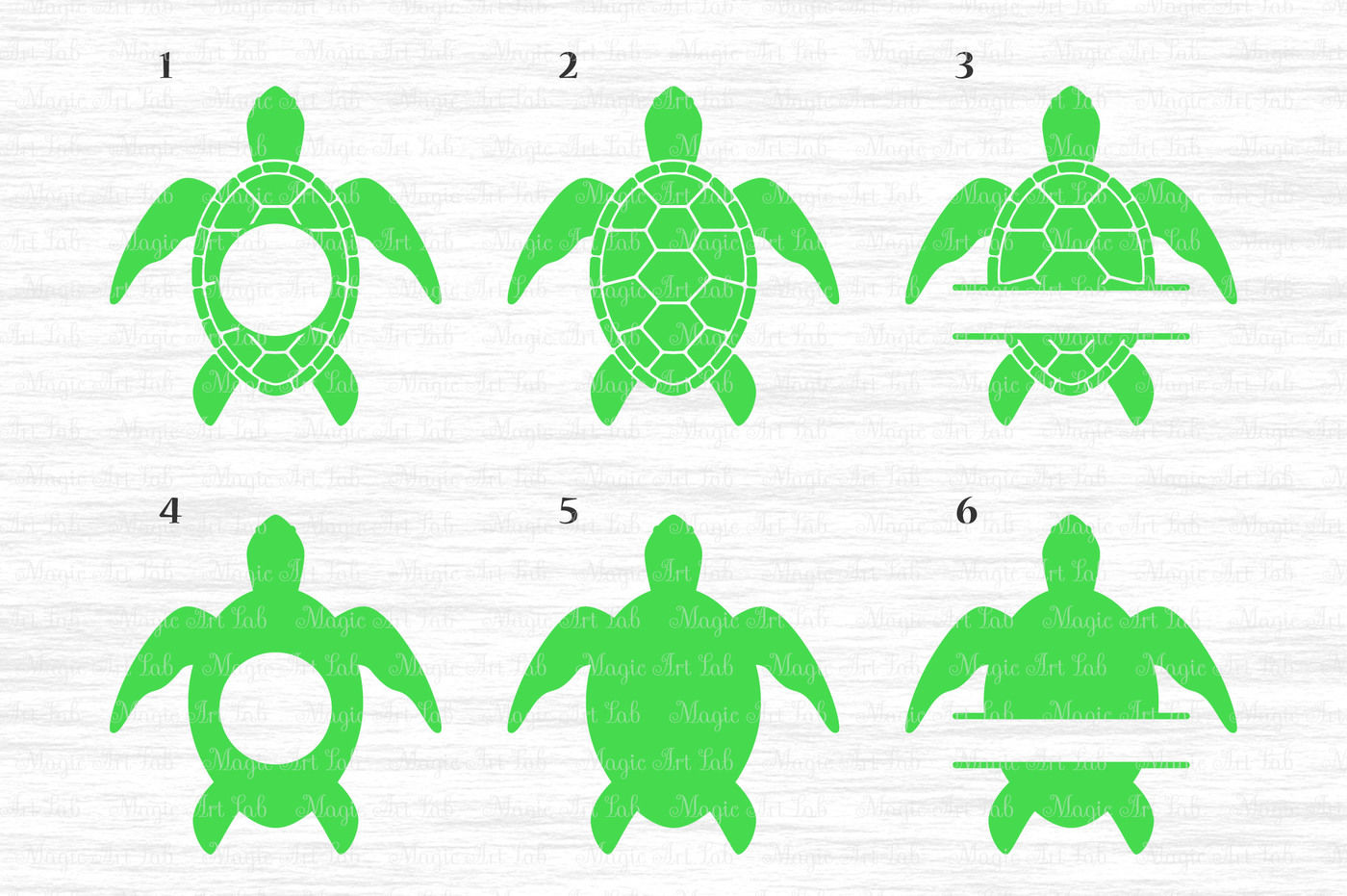 Download Turtle monogram SVG, DXF, EPS, AI, PNG, PDF, JPEG By MagicArtLab | TheHungryJPEG.com