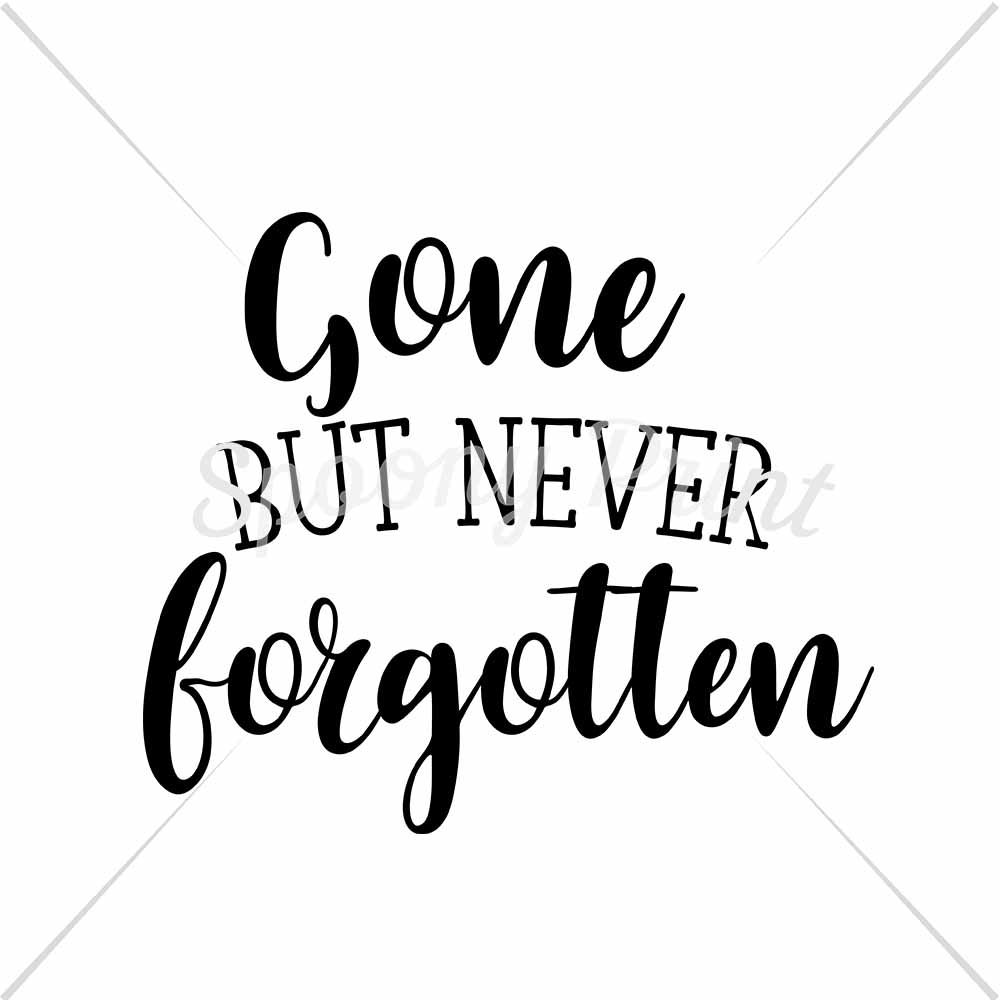 Gone but never forgotten By spoonyprint | TheHungryJPEG.com